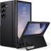 BENTOBEN for Samsung Galaxy Z Fold 6 Case with Adjustable Invisible Kickstand, Daul Layers Slim Hard PC Thin Shockproof Drop Protective Cover Case for Z Fold 6 7.6-inch 2024, Black