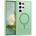 BENTOBEN for Samsung S23 Ultra Case, S23 Ultra Magnetic Phone Case [Compatible with MagSafe] Translucent Matte Slim Shockproof Women Men Girl Protective Case Cover for Galaxy S23 Ultra 6.8 ",Green