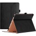 ProCase Case for iPad Air (3rd Gen) 10.5" 2019/iPad Pro 10.5" 2017, Vintage PU Leather Stand Folio Cover for iPad Air 3/iPad Pro 10.5-inch Multiple Viewing Angles with Pencil Holder -Black