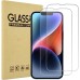 ProCase 2 Pack Screen Protector for iPhone 14 / iPhone 13 / iPhone 13 Pro 6.1 Inch, Tempered Glass Screen Film Guard for iPhone 14 2022 / iPhone 13/13 Pro 2021, Clear