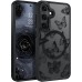 BENTOBEN for Samsung Galaxy S24 Case,Cute Butterfly Pattern Samsung S24 Magnetic Case [Compatible with MagSafe] Translucent Matte Slim Women Girl Protective Case for Samsung Galaxy S24 6.2",Black