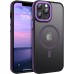 BENTOBEN for Magnetic iPhone 14 Pro Max Phone Case [Compatible with Magsafe] Slim Fit Matte Design Shockproof Protective Bumper Drop Protection Cute Girl Women Boy Men 14 Pro Max Cover, Purple/Black