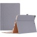 ProCase for iPad Pro 12.9 2017/2015 Case (1st & 2nd Generation), Stand Folio Case Cover for iPad Pro 12.9 Inch (Old Model 2017/2015), with Multiple Viewing Angles, Pencil Holder -Gray